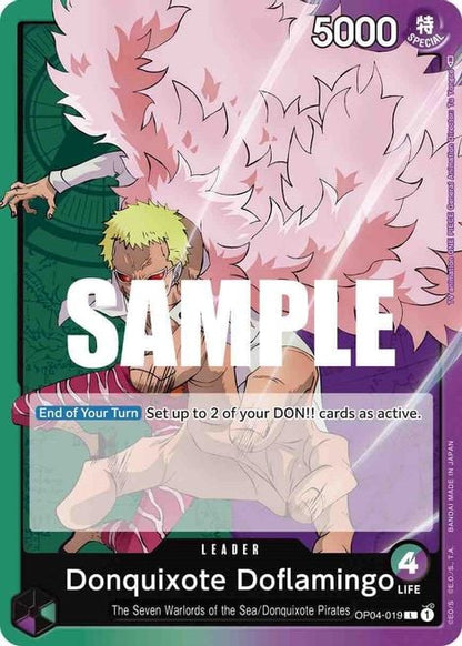 Donquixote Doflamingo OP04-019 [ Inglese / Giapponese / Francese / Cinese Semplificato ]