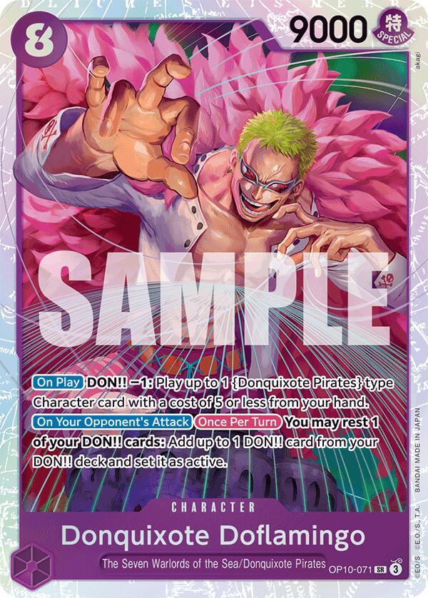 Donquixote Doflamingo OP10-071 [ Inglese / Giapponese / Francese / Cinese Semplificato ]