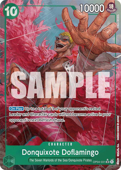 Donquixote Doflamingo OP04-031 [ Inglese / Giapponese / Francese / Cinese Semplificato ]
