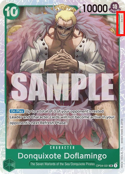 Donquixote Doflamingo OP04-031 [ Inglese / Giapponese / Francese / Cinese Semplificato ]