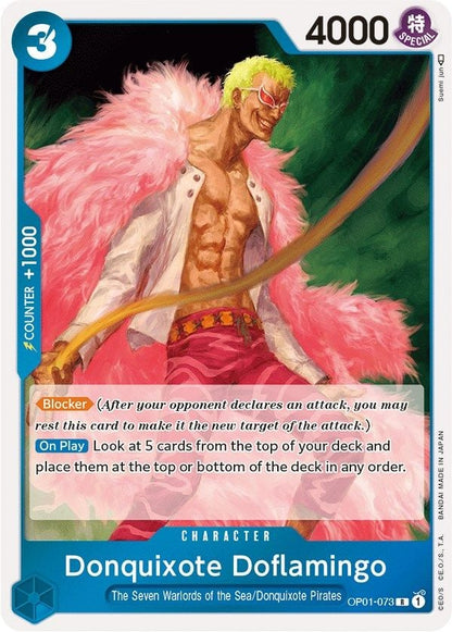 Donquixote Doflamingo OP01-073 [ Inglese / Giapponese / Francese / Cinese Semplificato ]