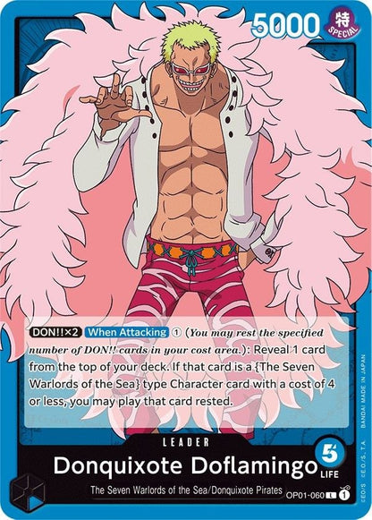 Donquixote Doflamingo OP01-060 [ Inglese / Giapponese / Francese / Cinese Semplificato ]