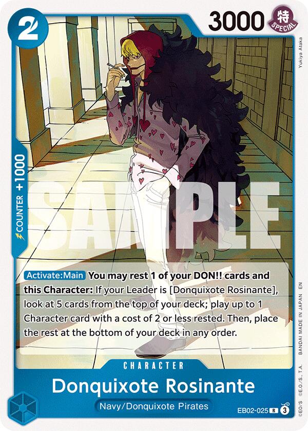 Donquixote Rosinante EB02-025 [ Inglese / Giapponese / Francese / Cinese Semplificato ]