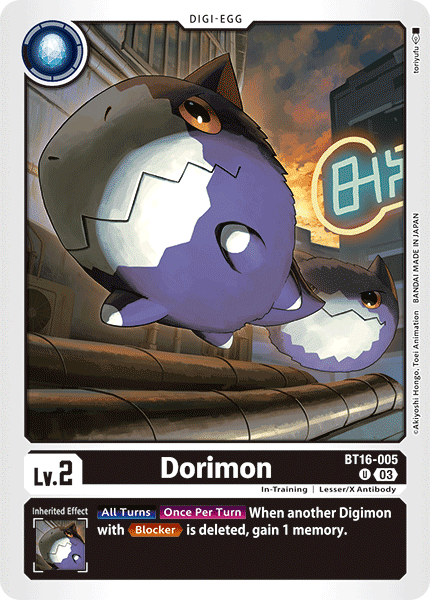 Dorimon BT16-005 [ Inglese / Giapponese ]