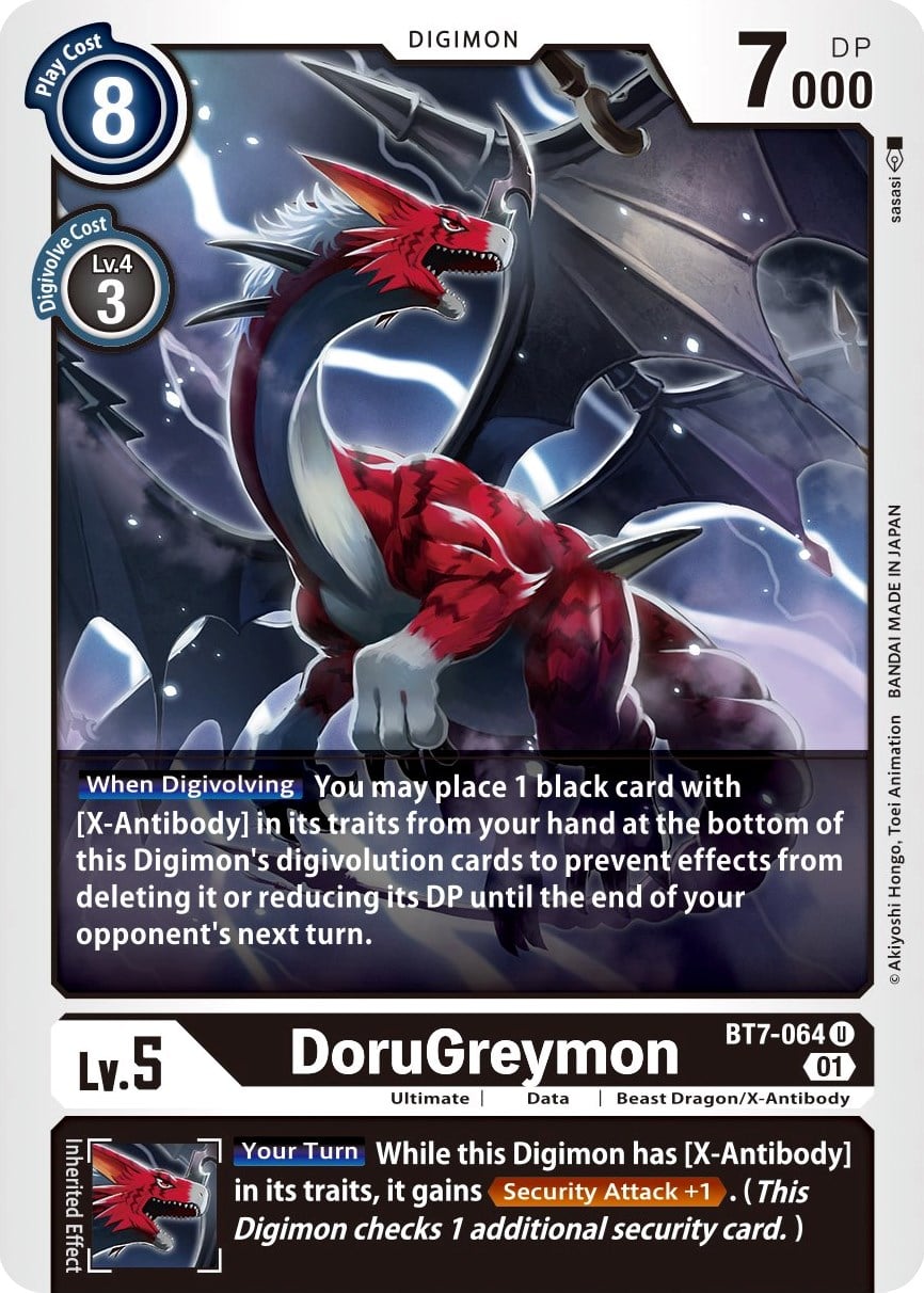 DoruGreymon BT7-064 [ Inglese / Giapponese ]