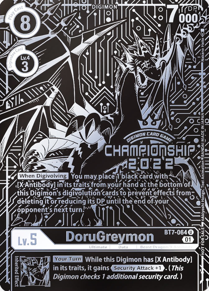 DoruGreymon BT7-064 [ Inglese / Giapponese ]