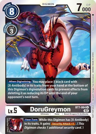DoruGreymon BT7-064 [ Inglese / Giapponese ]