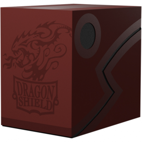 Double Shell - Blood Red / Black - Dragon Shield - Porta Mazzo