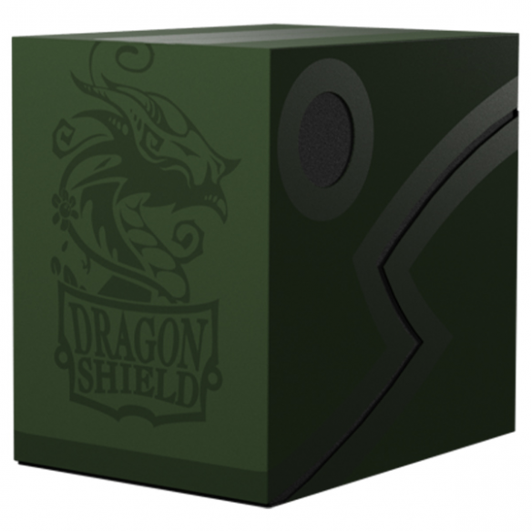 Dragon Shield Double Shell Porta Mazzo Forest Green / Black 120 Carte