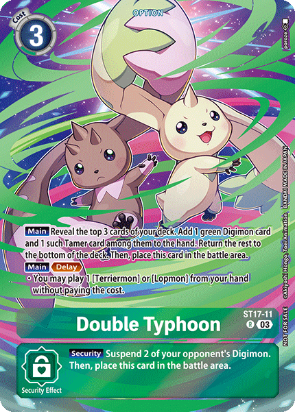 Double Typhoon ST17-11 [ Inglese / Giapponese ]