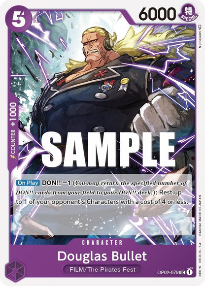Douglas Bullet OP02-079 [ Inglese / Giapponese / Francese / Cinese Semplificato ]
