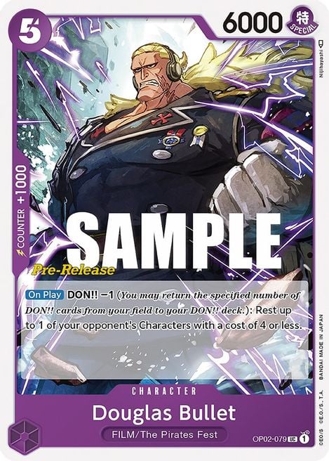 Douglas Bullet OP02-079 [ Inglese / Giapponese / Francese / Cinese Semplificato ]
