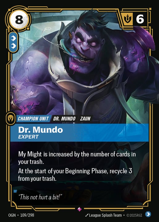 Dr Mundo - Expert (RARE) [ Inglese / Cinese Semplificato ]