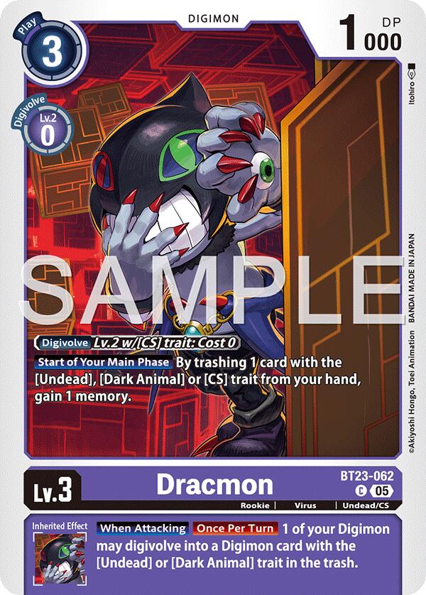 Dracmon BT23-062 [ Inglese / Giapponese ]