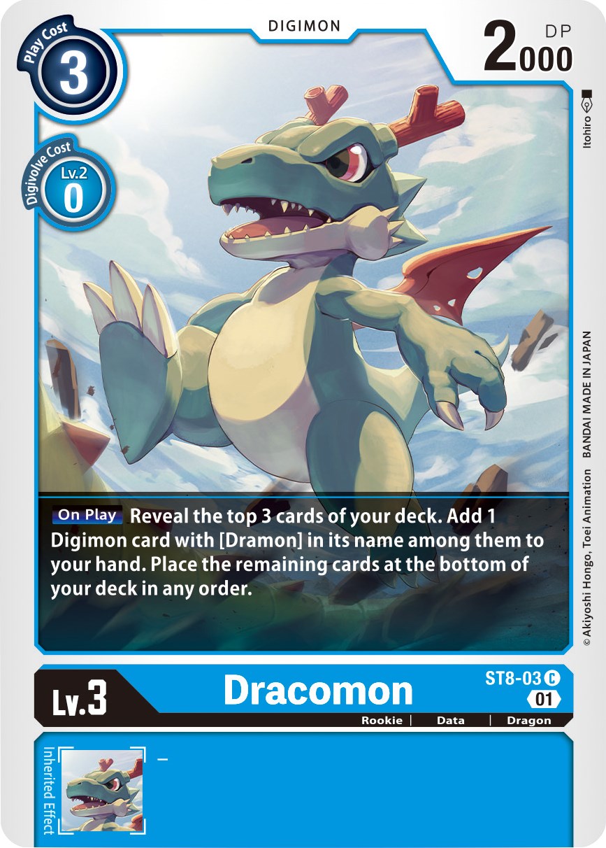 Dracomon ST8-03 [ Inglese / Giapponese ]