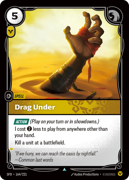 Drag Under (Uncommon) [ Inglese / Cinese Semplificato ]