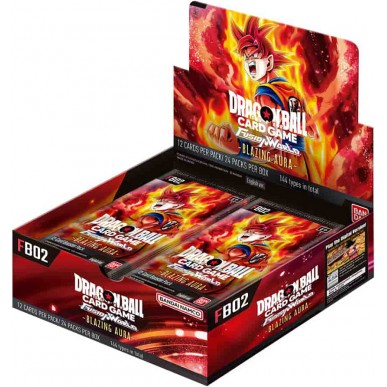 Bandai Dragon Ball Super Card Game Fusion World Blazing Aura FB - 02 Display 24 Buste ENG