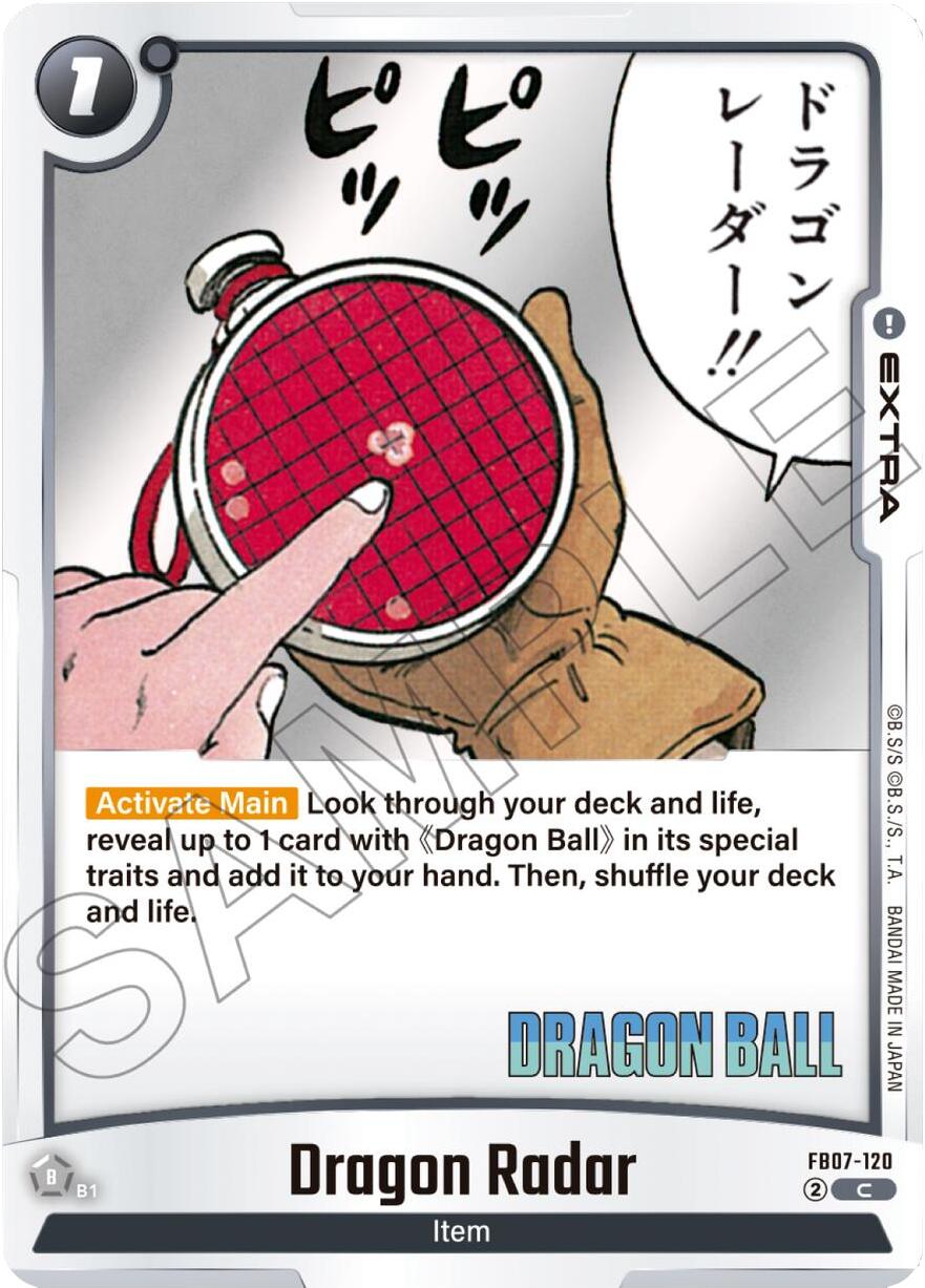 Dragon Radar FB07-120 [ Inglese / Giapponese ]