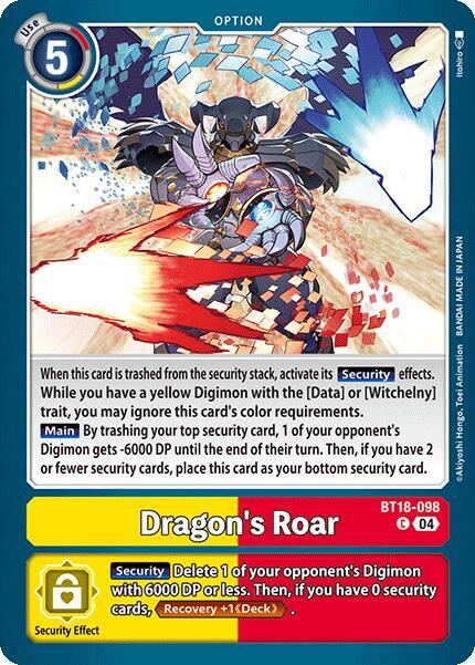 Dragon's Roar BT18-098 [ Inglese / Giapponese ]