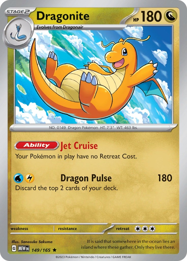 Dragonite - 151 149/165 [ Italiano / Inglese ]
