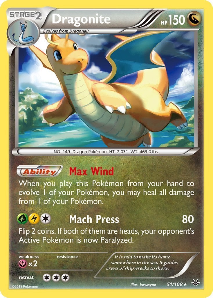 Dragonite - Furie Volanti 51/108 [ Italiano / Inglese ]