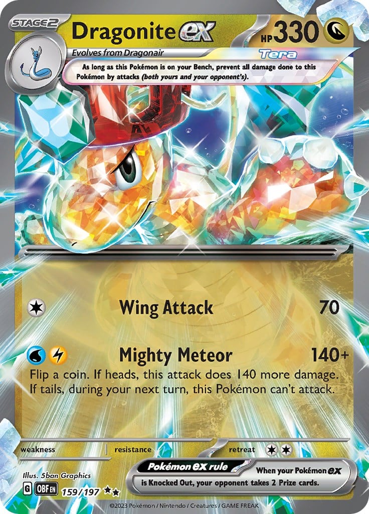 Dragonite-ex - Ossidiana Infuocata 159/197 [ Italiano ]