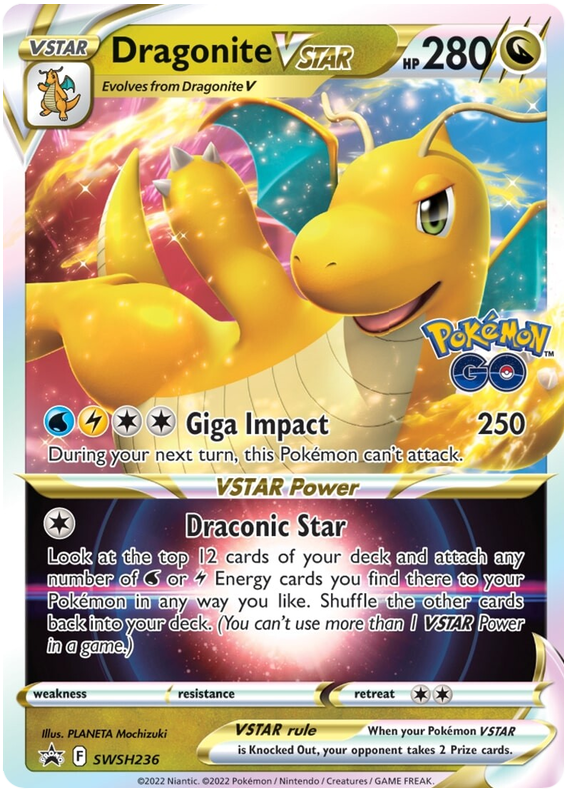 Dragonite V ASTRO - Pokémon GO 050/078 [ Italiano / Inglese ]