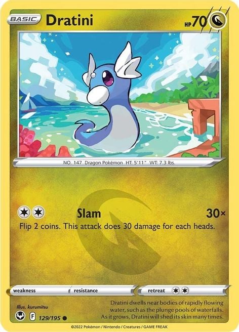 Dratini - Tempesta Argentata 129/195 [ Italiano ]