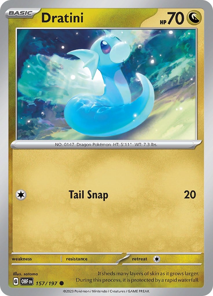 Dratini - Ossidiana Infuocata 157/197 [ Italiano ]