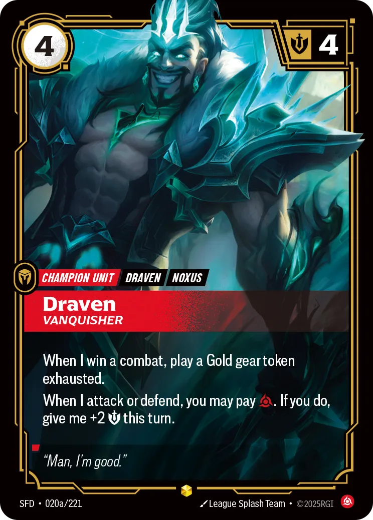 Draven - Vanquisher [ Inglese / Cinese Semplificato ]