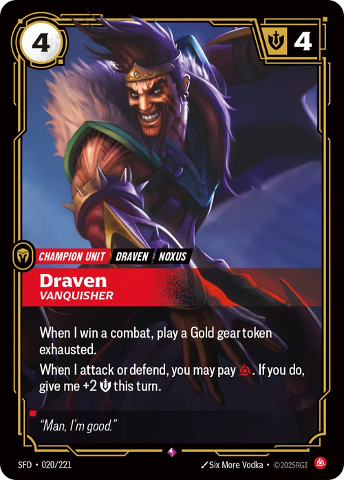 Draven - Vanquisher [ Inglese / Cinese Semplificato ]