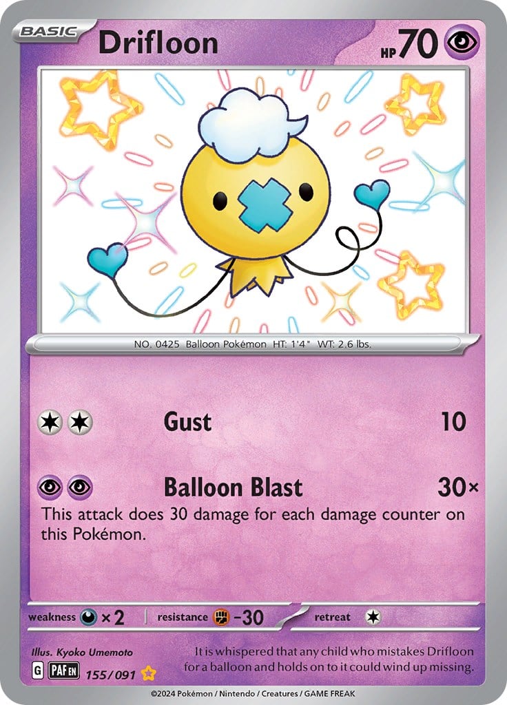 Drifloon - Destino di Paldea 155/091 [ Italiano ]