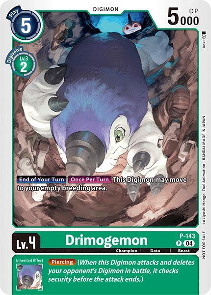 Drimogemon P-143 [ Inglese / Giapponese ]