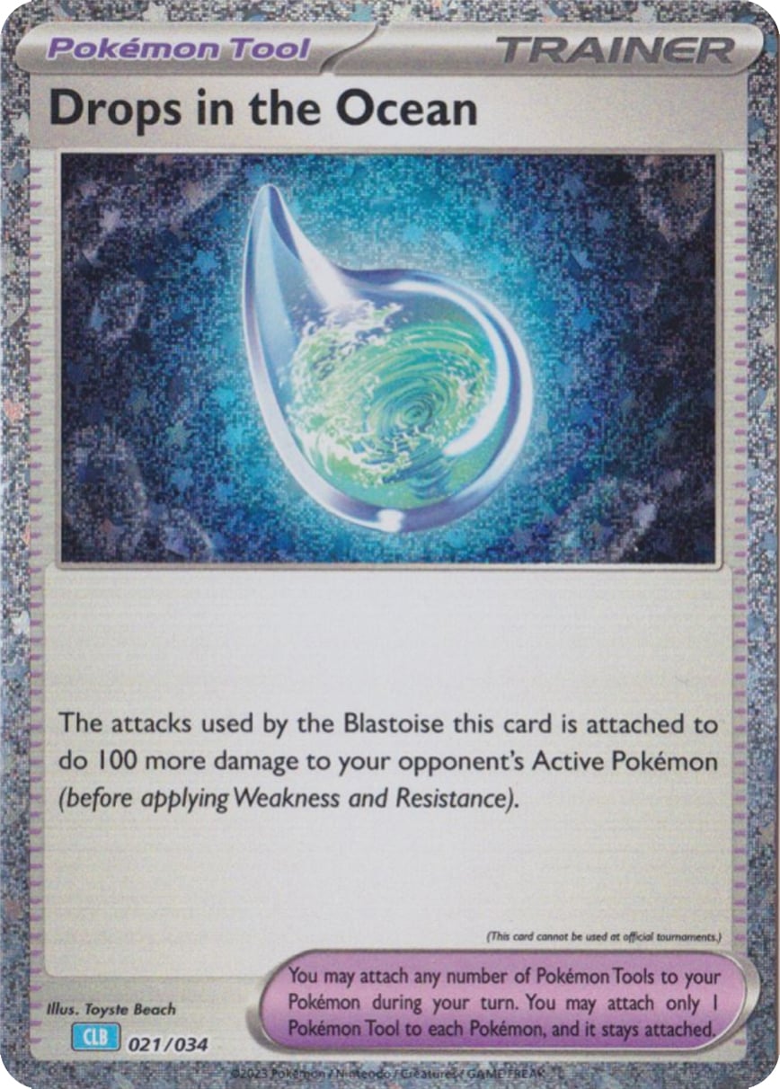 Drops in the Ocean - Pokémon TCG Classic: Blastoise & Suicune ex Deck 021/034 [ Inglese ]