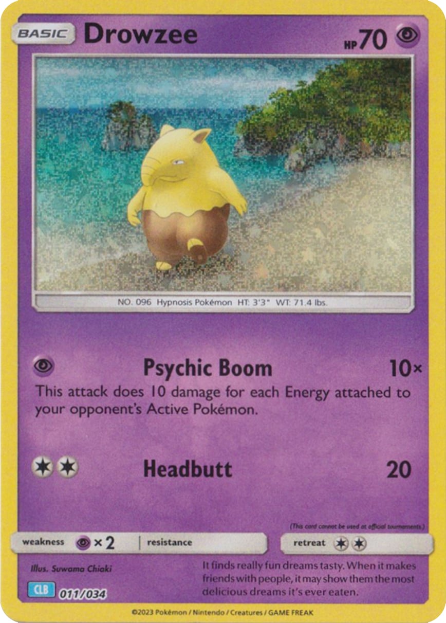 Drowzee - Pokémon TCG Classic: Blastoise & Suicune ex Deck 011/034 [ Inglese ]