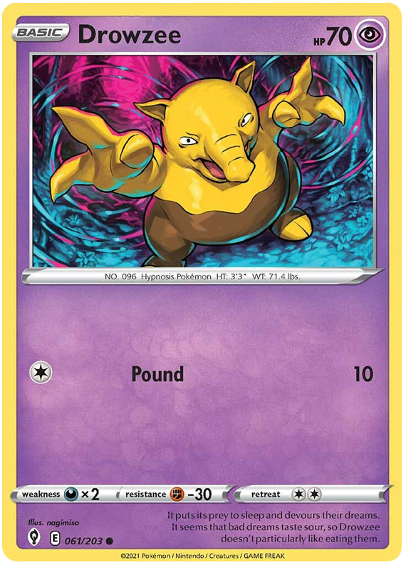 Drowzee - Evoluzioni Eteree 061/203 [ Italiano / Inglese ]