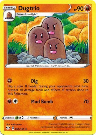 Dugtrio - Fiamme Oscure 085/189 [ Italiano / Inglese ]