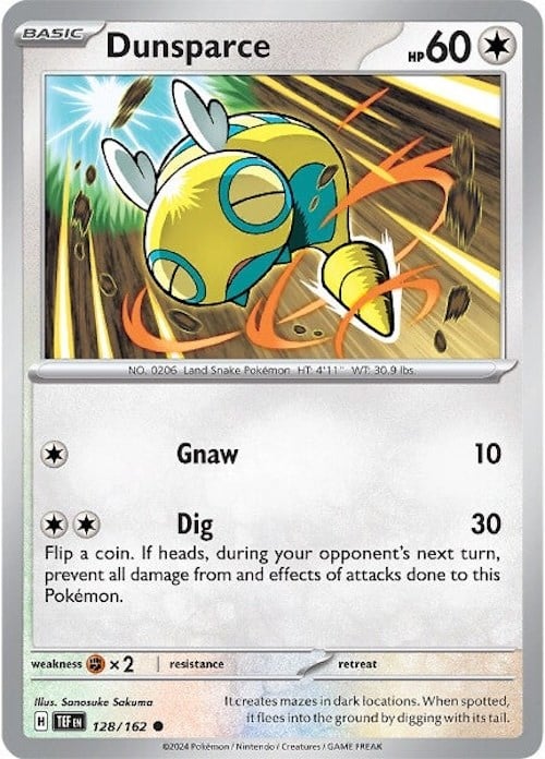 Dunsparce - Cronoforze 128/162 [ Italiano / Inglese ]