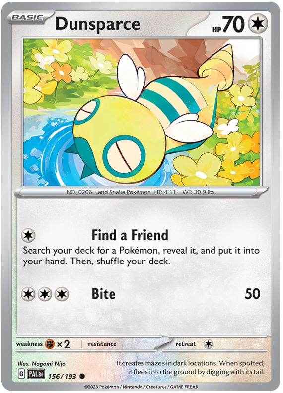 Dunsparce - Evoluzioni a Paldea 156/193 [ Italiano ]