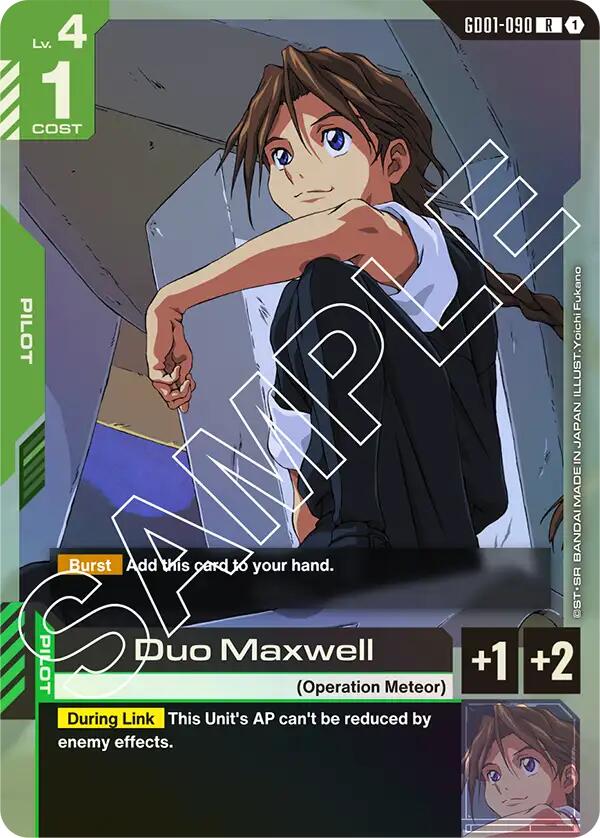 Duo Maxwell GD01-090 [ Inglese / Giapponese ]