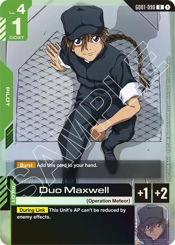 Duo Maxwell GD01-090 [ Inglese / Giapponese ]