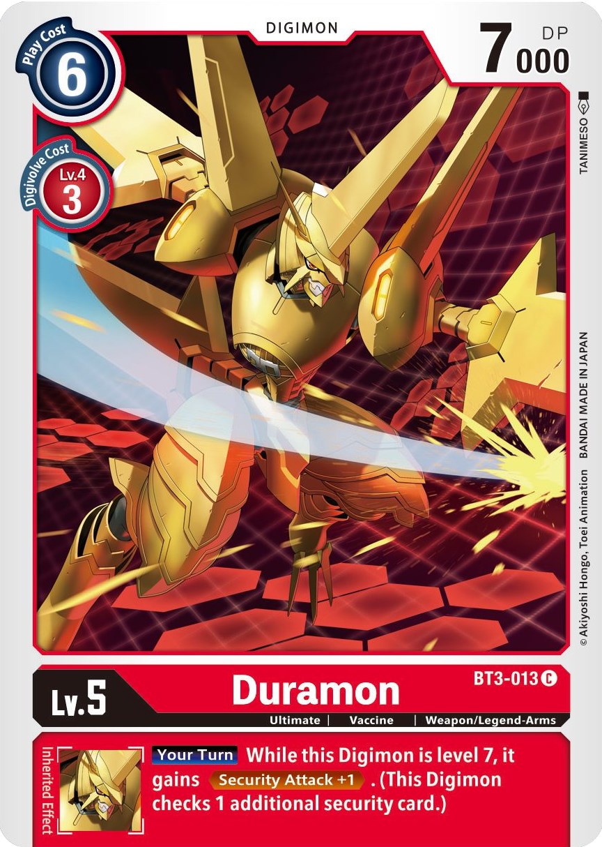 Duramon BT3-013 [ Inglese / Giapponese ]