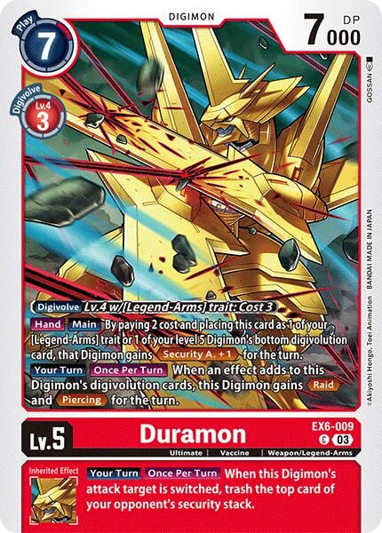 Duramon EX6-009 [ Inglese / Giapponese ]