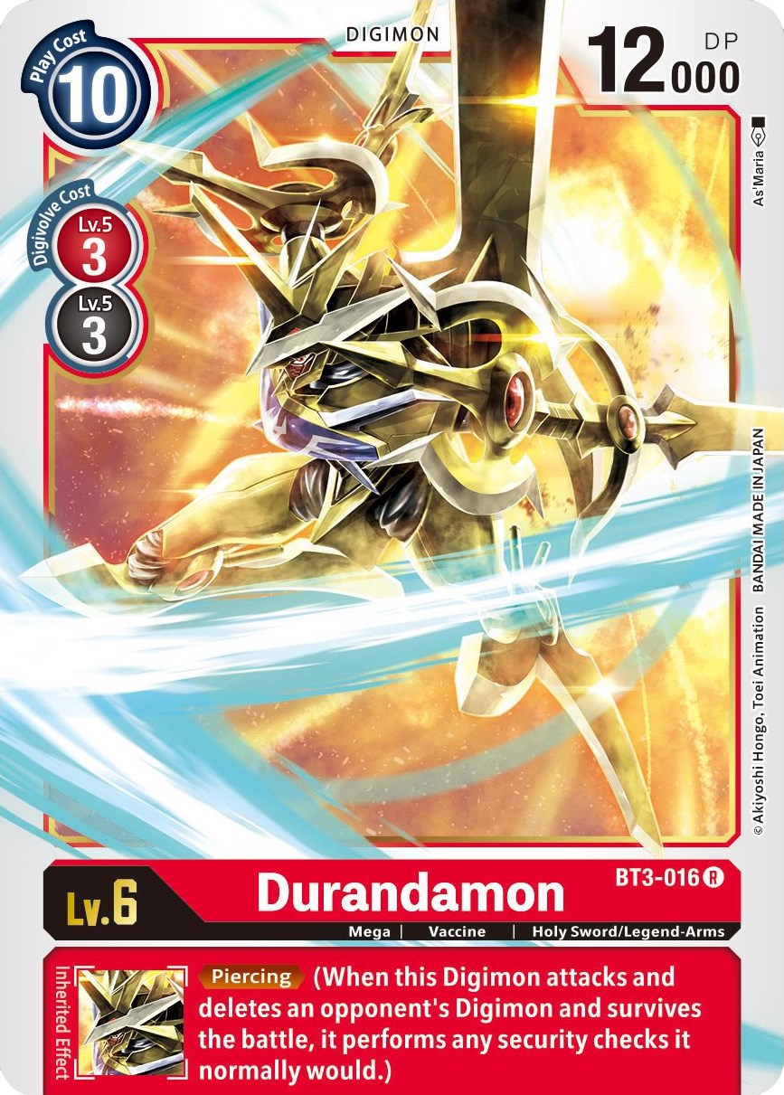 Durandamon BT3-016 [ Inglese / Giapponese ]