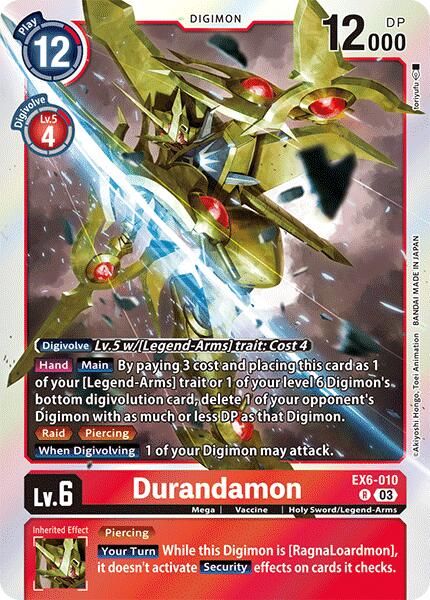 Durandamon EX6-010 [ Inglese / Giapponese ]