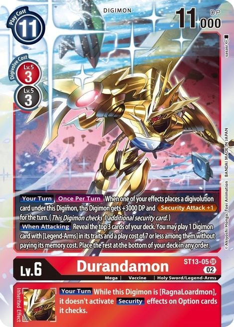 Durandamon ST13-005 [ Inglese / Giapponese ]