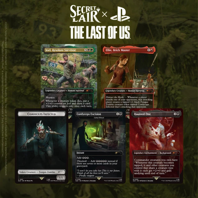 Magic The Gathering Secret Lair x The Last of Us Part I - Ellie & Joel - Carte Esclusive ENG - non - foil