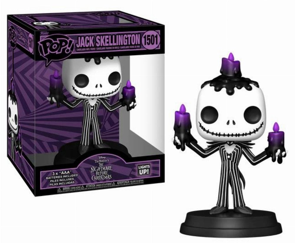 Funko Pop 1501 - Jack Skellington (Lights Up!) - The Nightmare Before Christmas (15cm)
