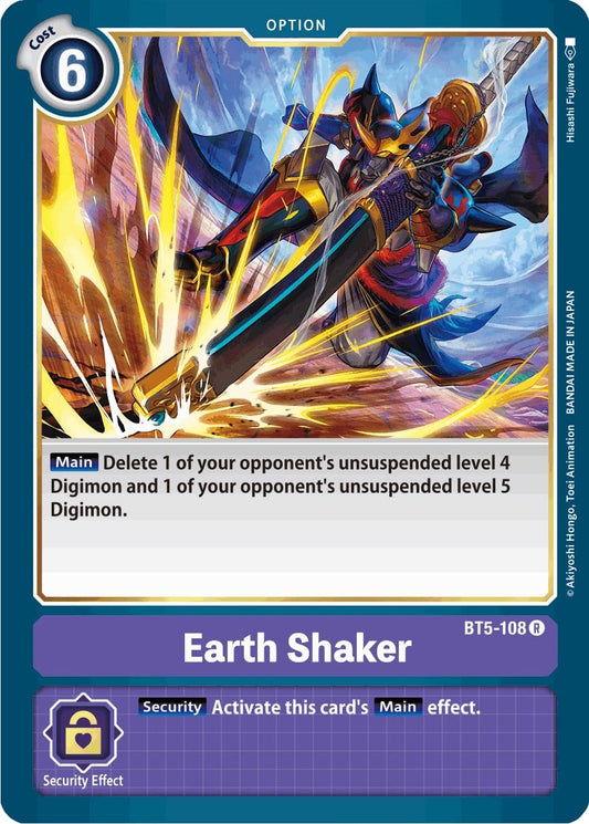 Earth Shaker BT5-108 [ Inglese / Giapponese ]