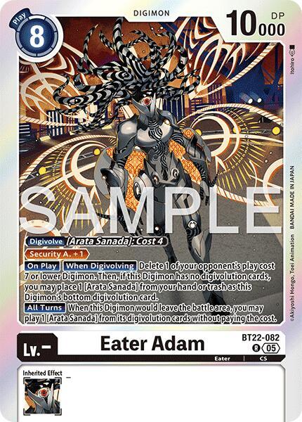 Eater Adam BT22-082 [ Inglese / Giapponese ]